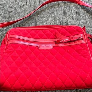 Vera Bradley Vibrant Red Quilted Crossbody Bag